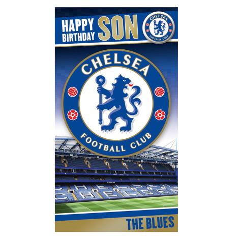 Son Chelsea FC Birthday Card with Badge £2.69